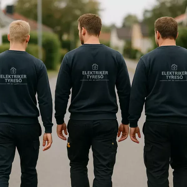 Team av certifierade elektriker i Tyresö